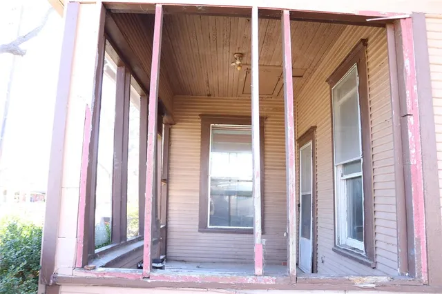 a view of a door front of a house