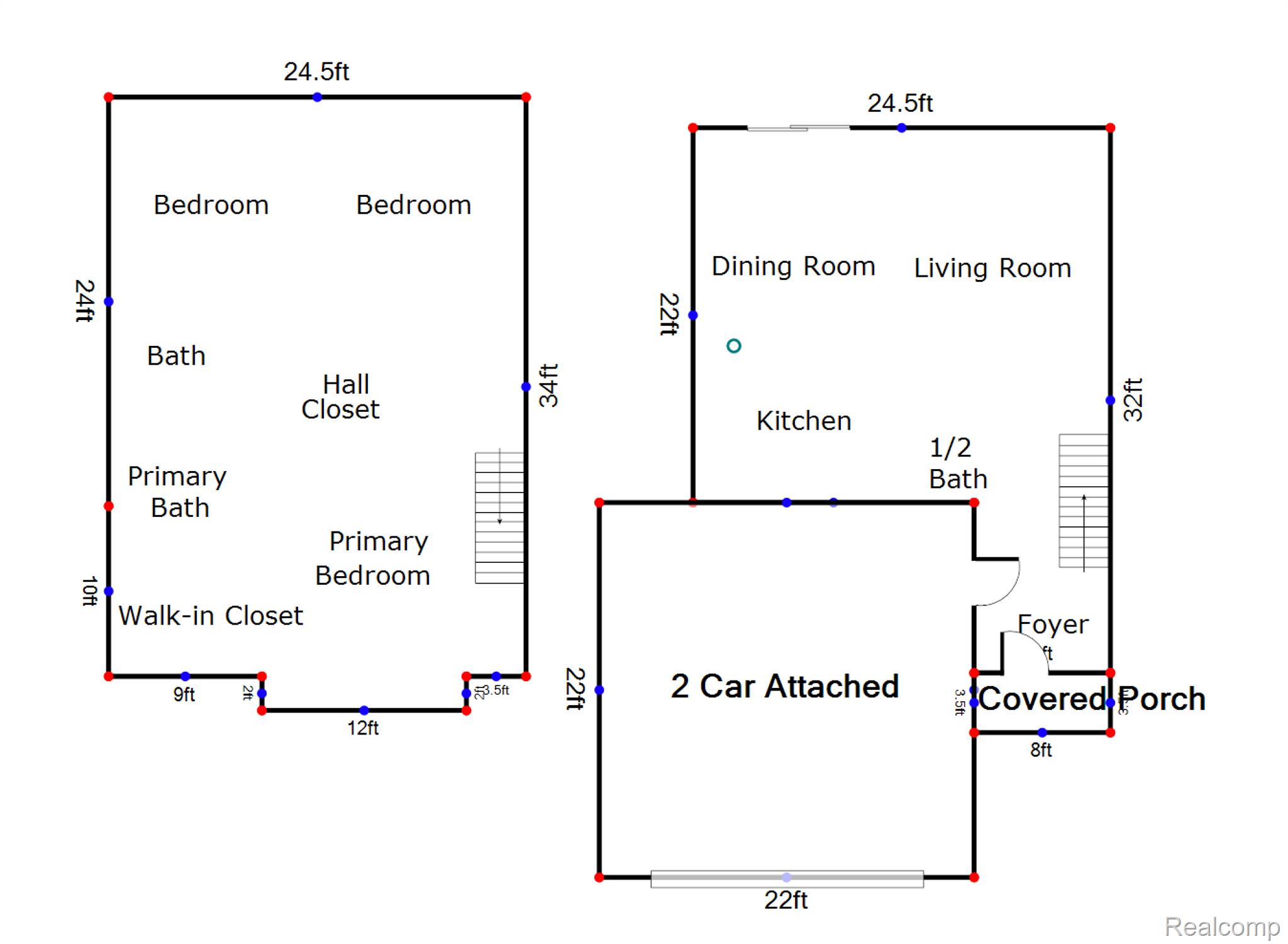 21116 Middlebelt Road Farmington, MI 48336 - Photo 43 of 43 Layout Sketch