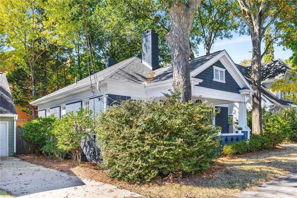 216 Haralson Avenue Northeast Atlanta, GA 30307 - Photo 3 of 34 front view of a house with a small yard
