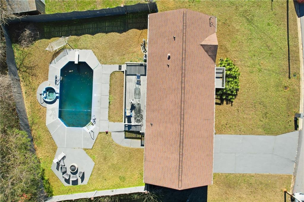 8926 Ashton Road Jonesboro, GA 30238 - Photo 26 of 32 an aerial view of a swimming pool