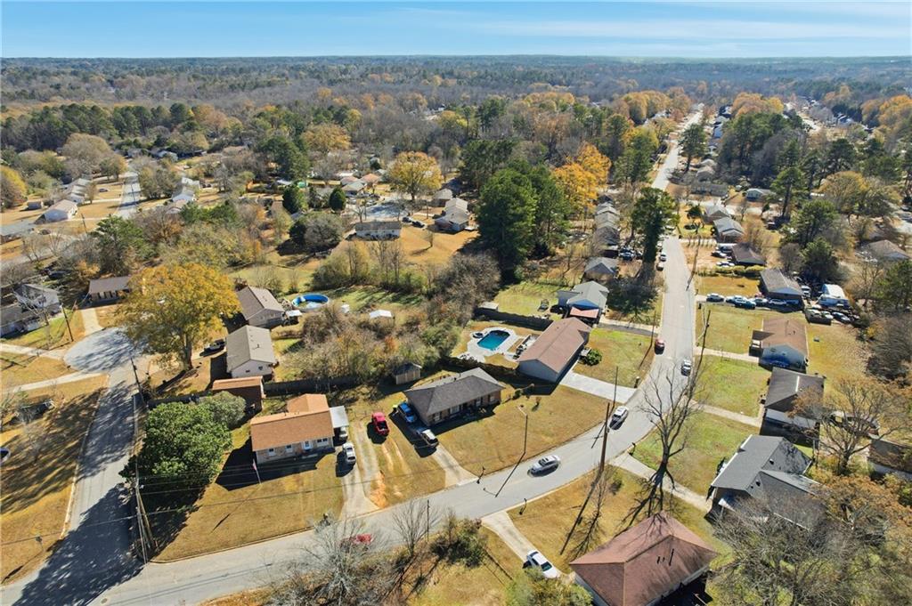 8926 Ashton Road Jonesboro, GA 30238 - Photo 29 of 32 an aerial view of a house with a outdoor space