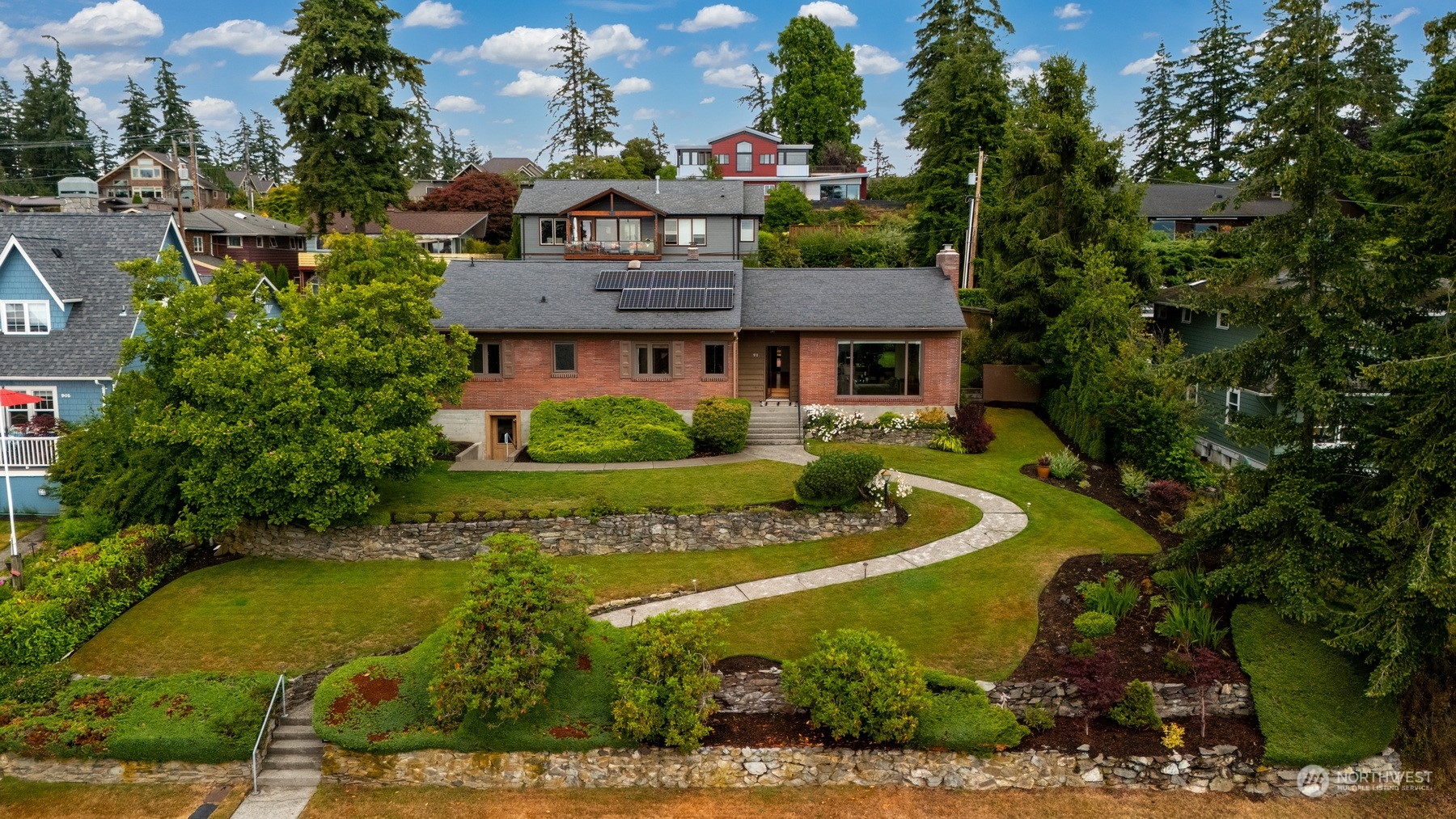 911 17th Street Bellingham, WA 98225 - Photo 2 of 39 an aerial view of a house