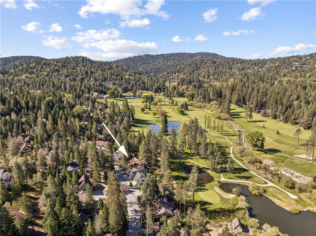 524 Golf Course Road Lake Arrowhead, CA 92352 - Photo 60 of 71 a view of a city with mountains in the background