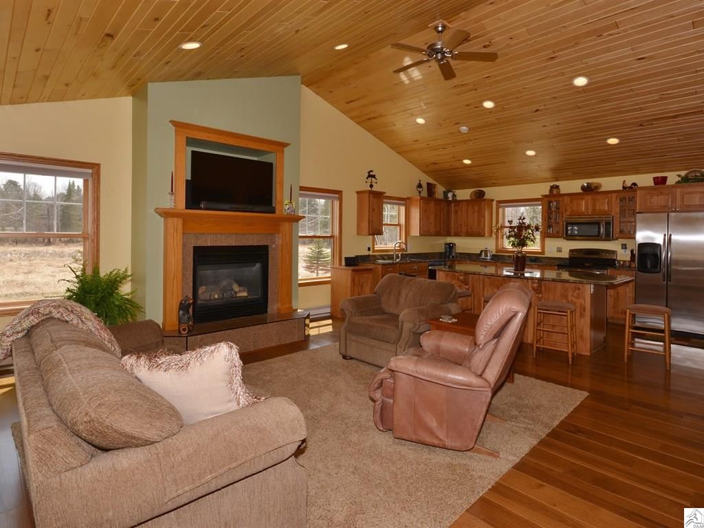 4193 Ugstad Road Hermantown, MN 55811 - Photo 4 of 15 Living Room with Fireplace