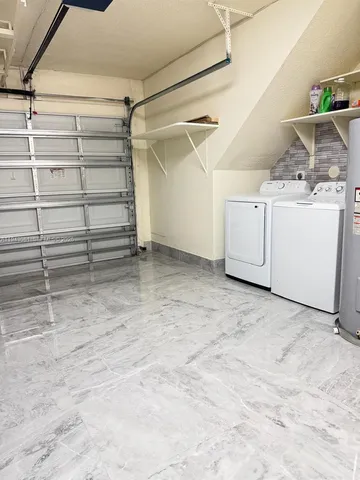 a view of storage and utility room