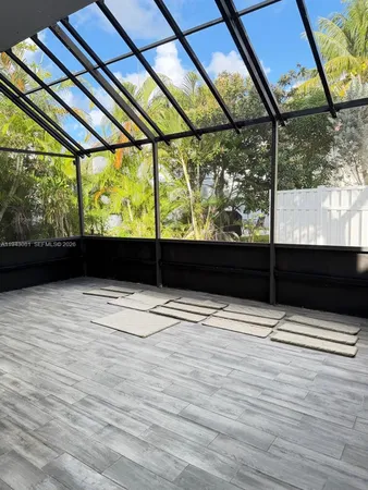 a view of empty room