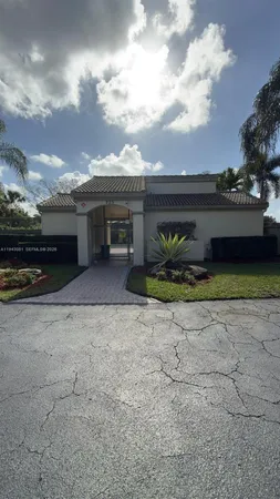 a view of a house with sitting area