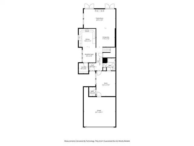 a picture of a floor plan