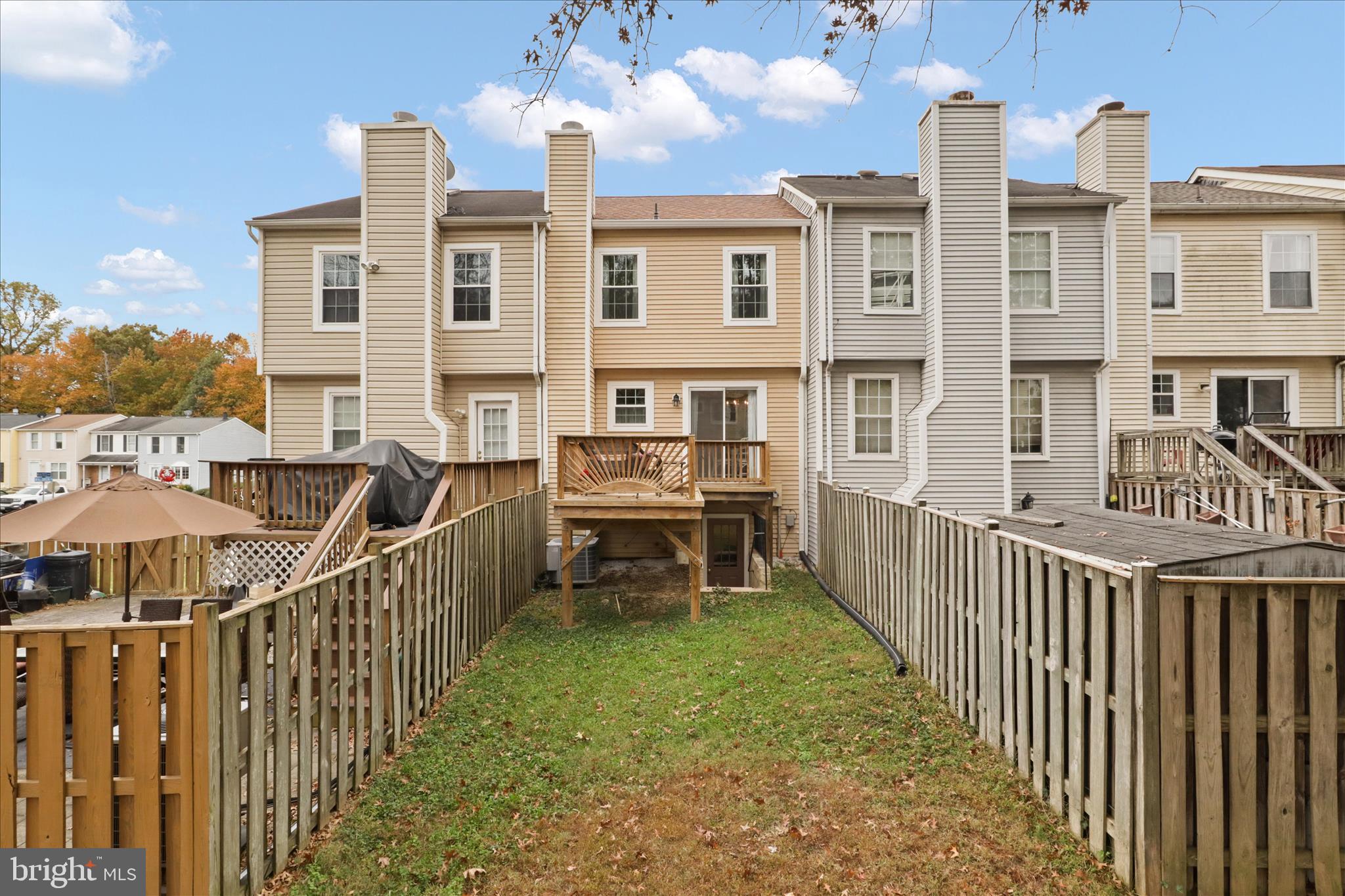 8927 Waites Way Lorton, VA 22079 - Photo 27 of 45 View from backyard, easy to fence in.