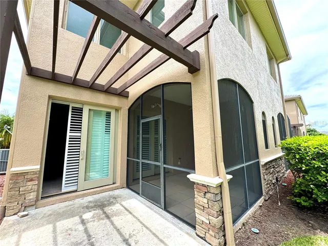 a view of front door