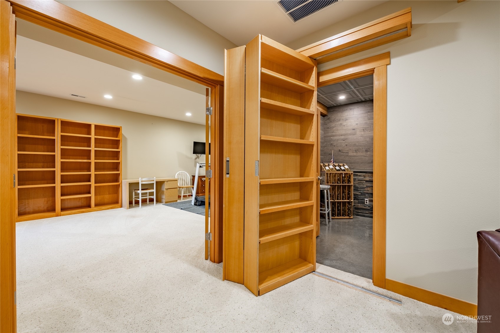 8148 Comox Road Blaine, WA 98230 - Photo 26 of 40 an empty room with furniture and windows