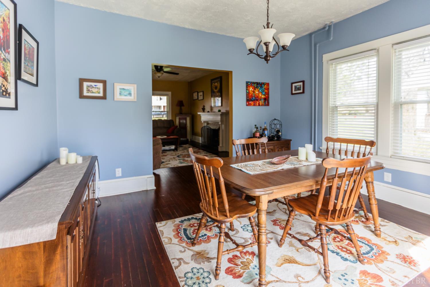 172 Pecan Street Pamplin, VA 23958 - Photo 11 of 40 a view of a dining room with furniture and window