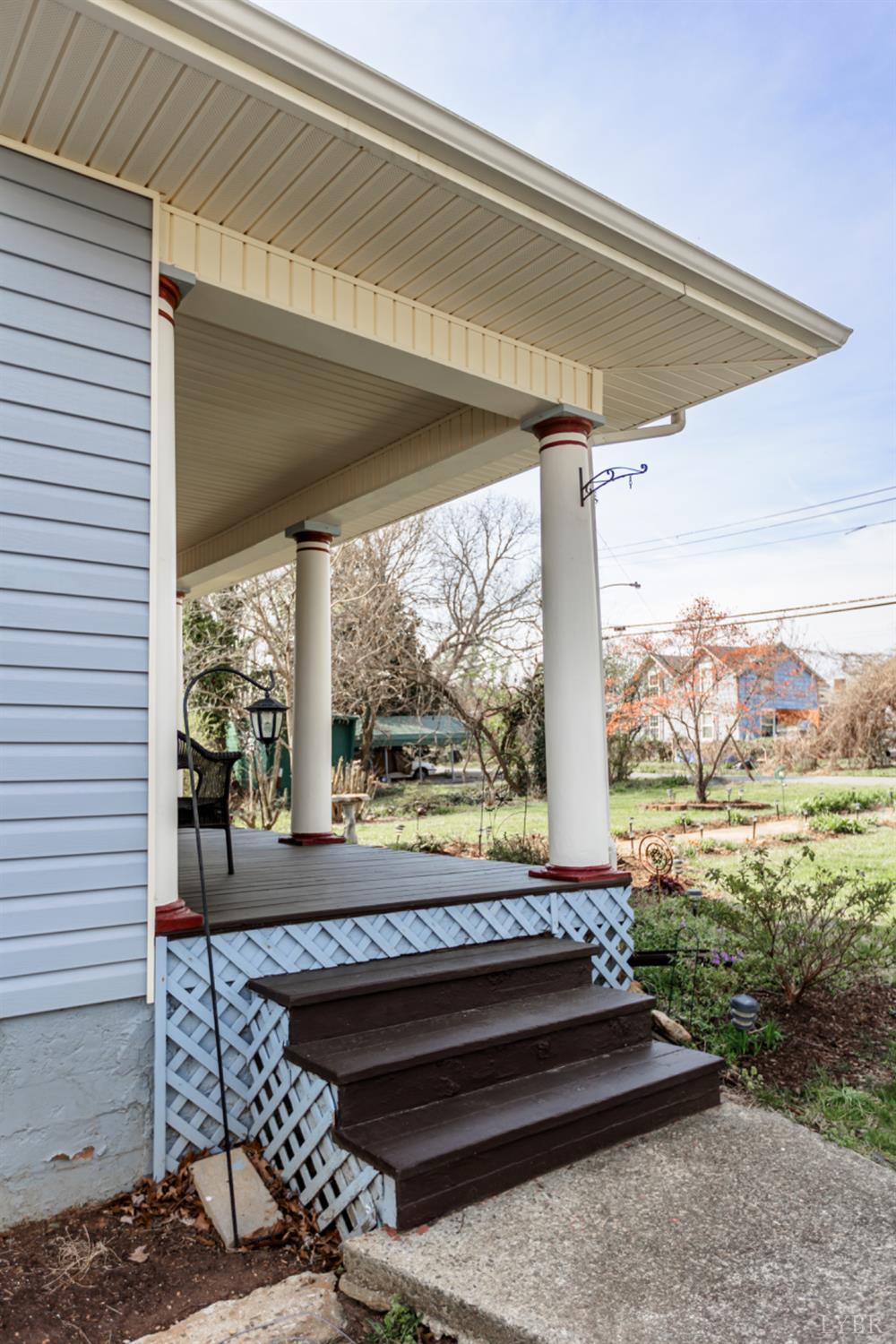 172 Pecan Street Pamplin, VA 23958 - Photo 33 of 40 a view of a two chair in the patio