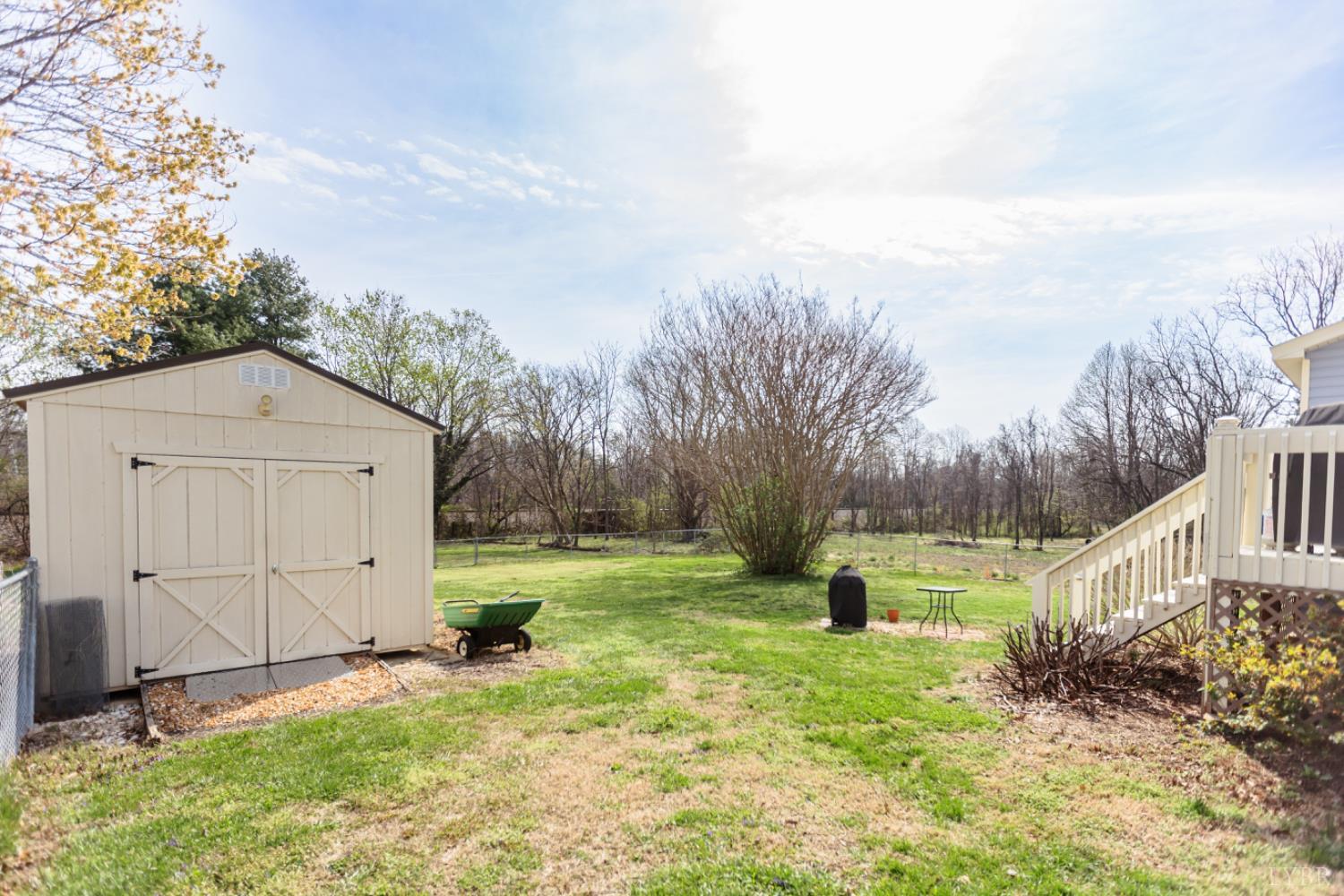 172 Pecan Street Pamplin, VA 23958 - Photo 35 of 40 a backyard of a house with lots of green space