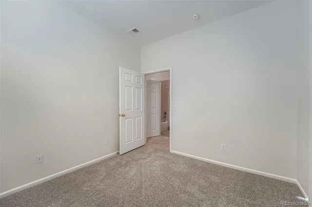 a view of an empty room