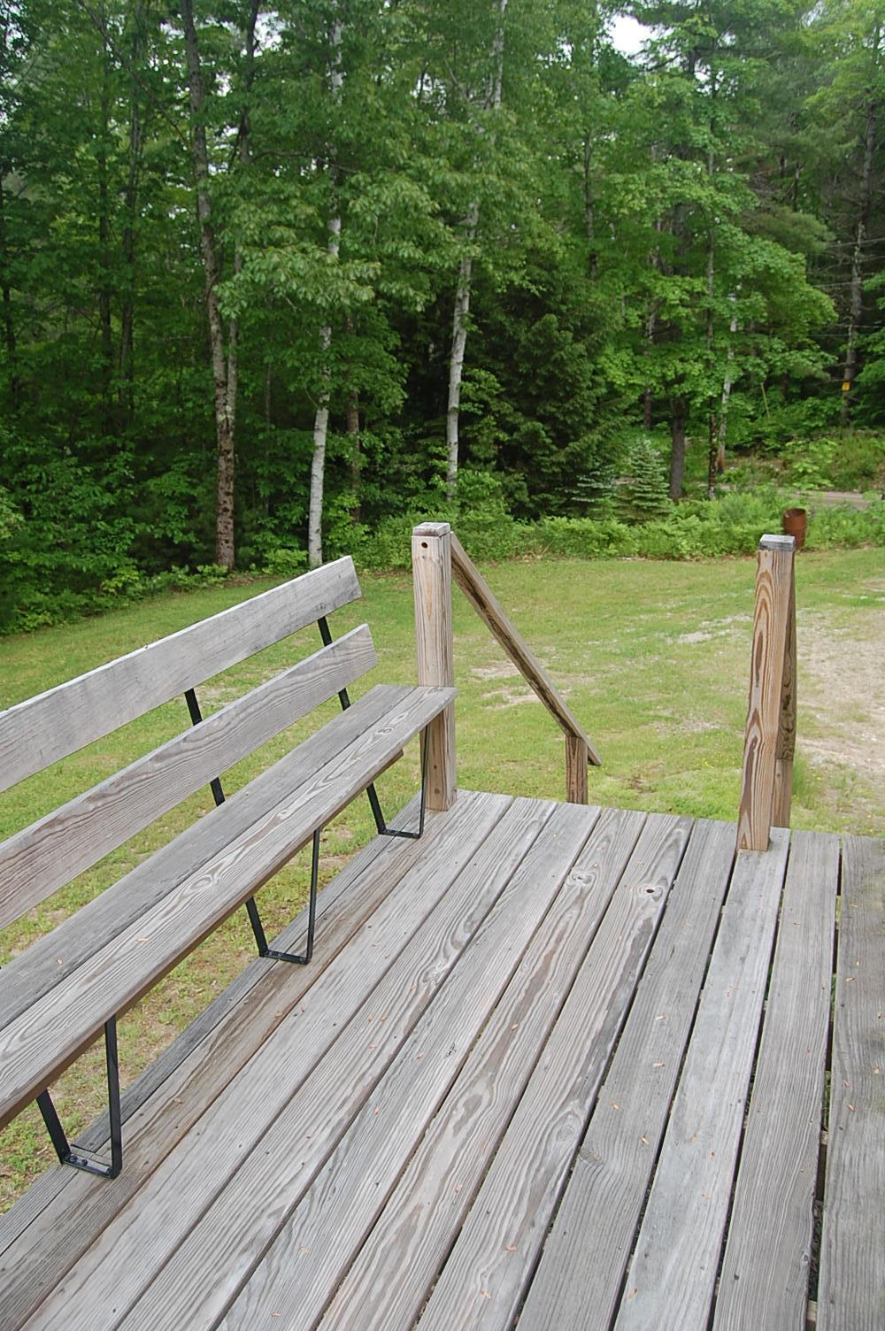 1220 Middle Road Parsonsfield, ME 04047 - Photo 4 of 20 Entry Deck w/ bench