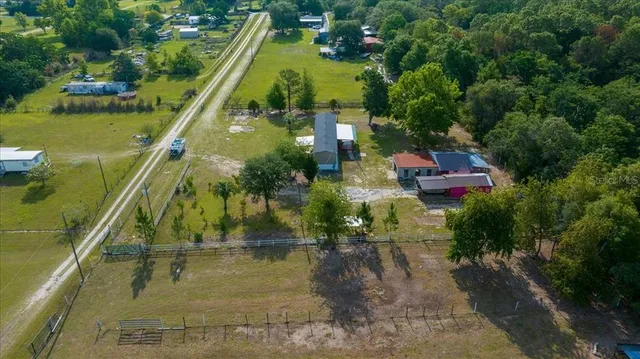 a view of a lake with a city view