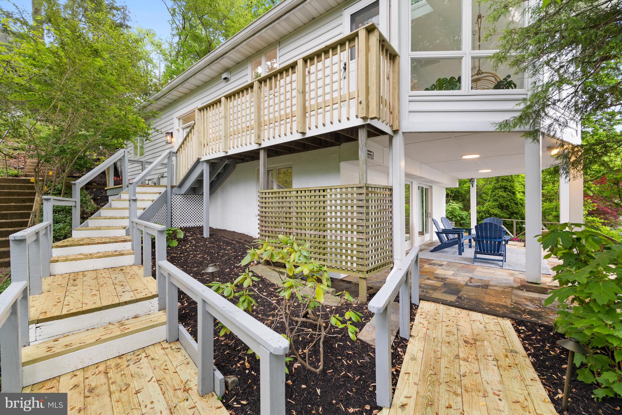 1025 Rio Lane Severna Park, MD 21146 - Photo 18 of 26 Exterior stairs - recently rebuilt