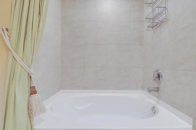 a view of a water and a mountain view