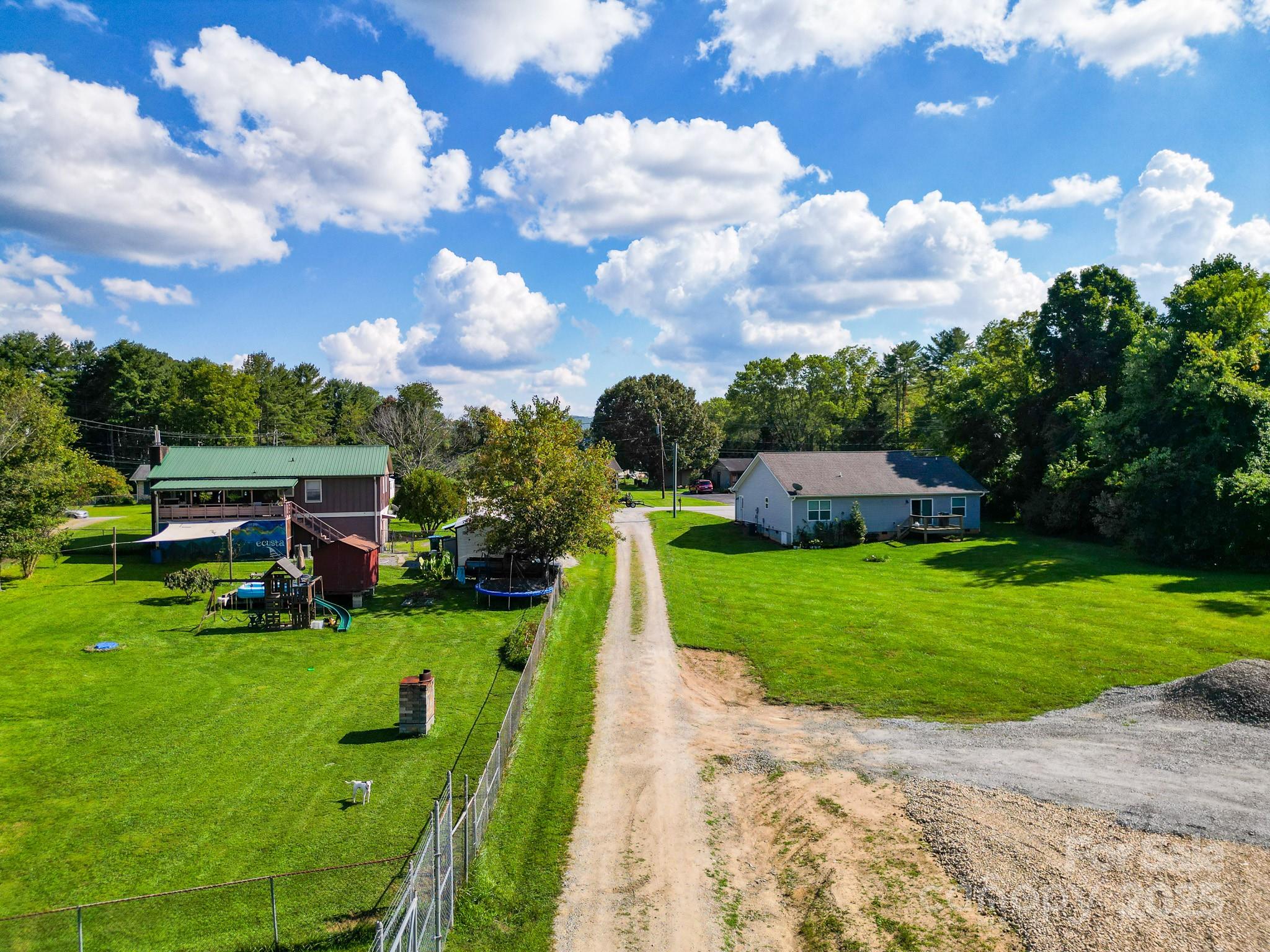 0 Morgan Road Hendersonville, NC 28739 - Photo 3 of 10 a view of a garden with houses