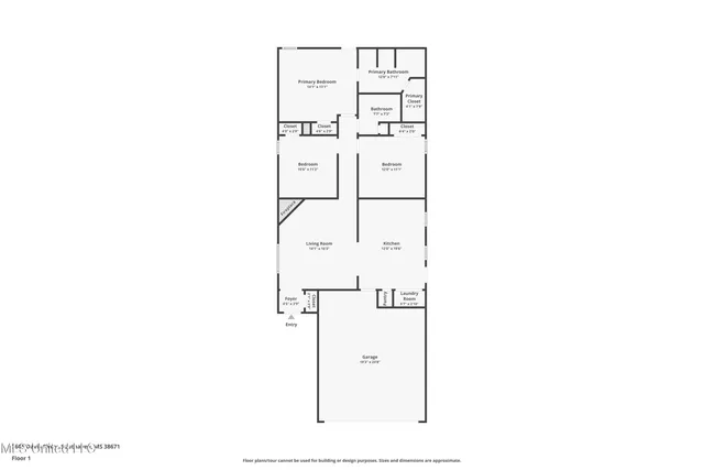 $1,790 | 7605 Davis Parkway, Southaven, MS 38671