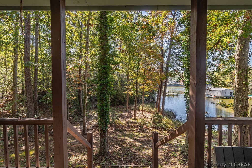 131 Ewell Road Lancaster, VA 22503 - Photo 8 of 50 a view of backyard from balcony