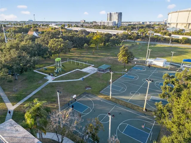 a view of a lake with a ocean view