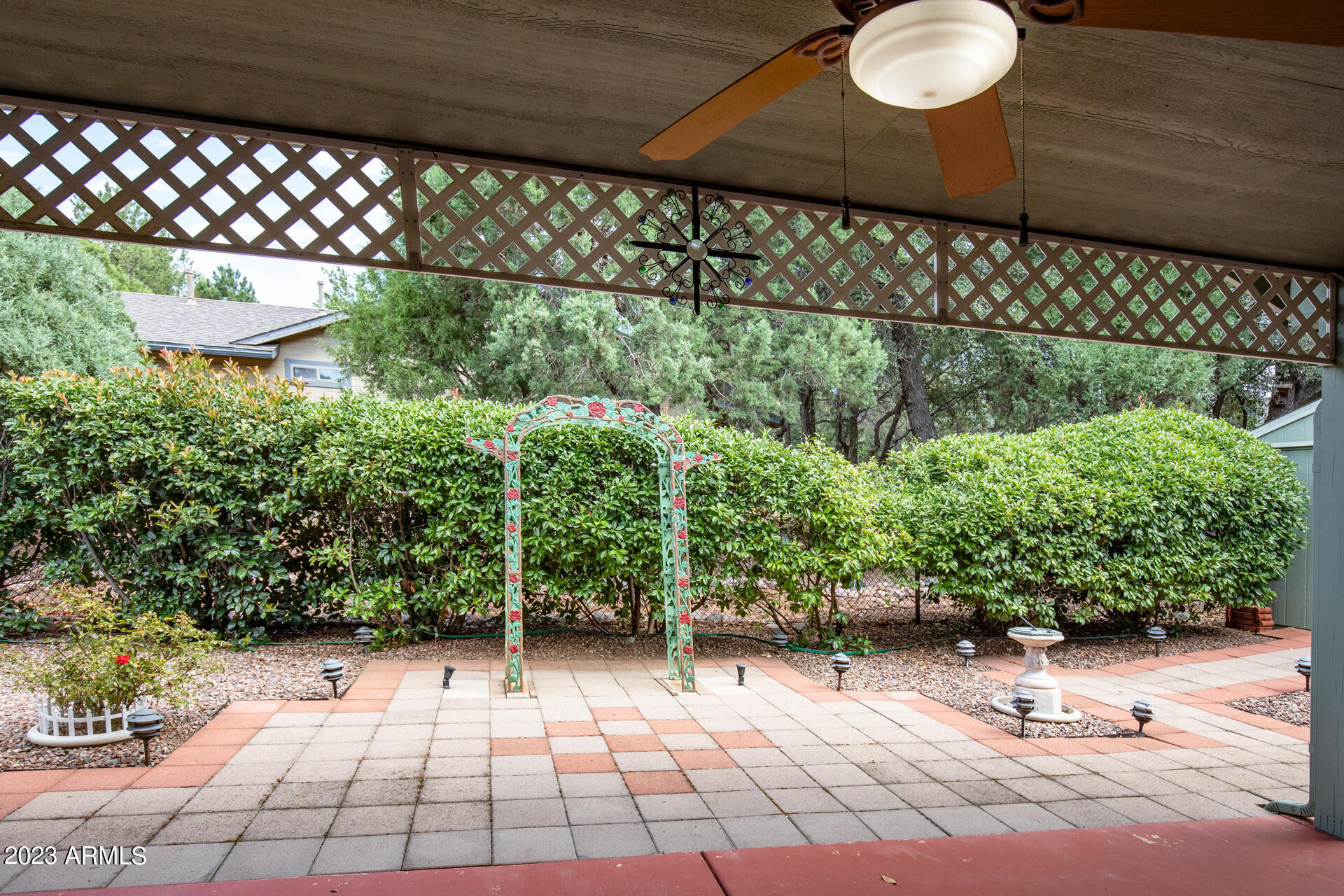 902 Landmark Trail Payson, AZ 85541 - Photo 14 of 27 REAR PATIO FROM L.R.