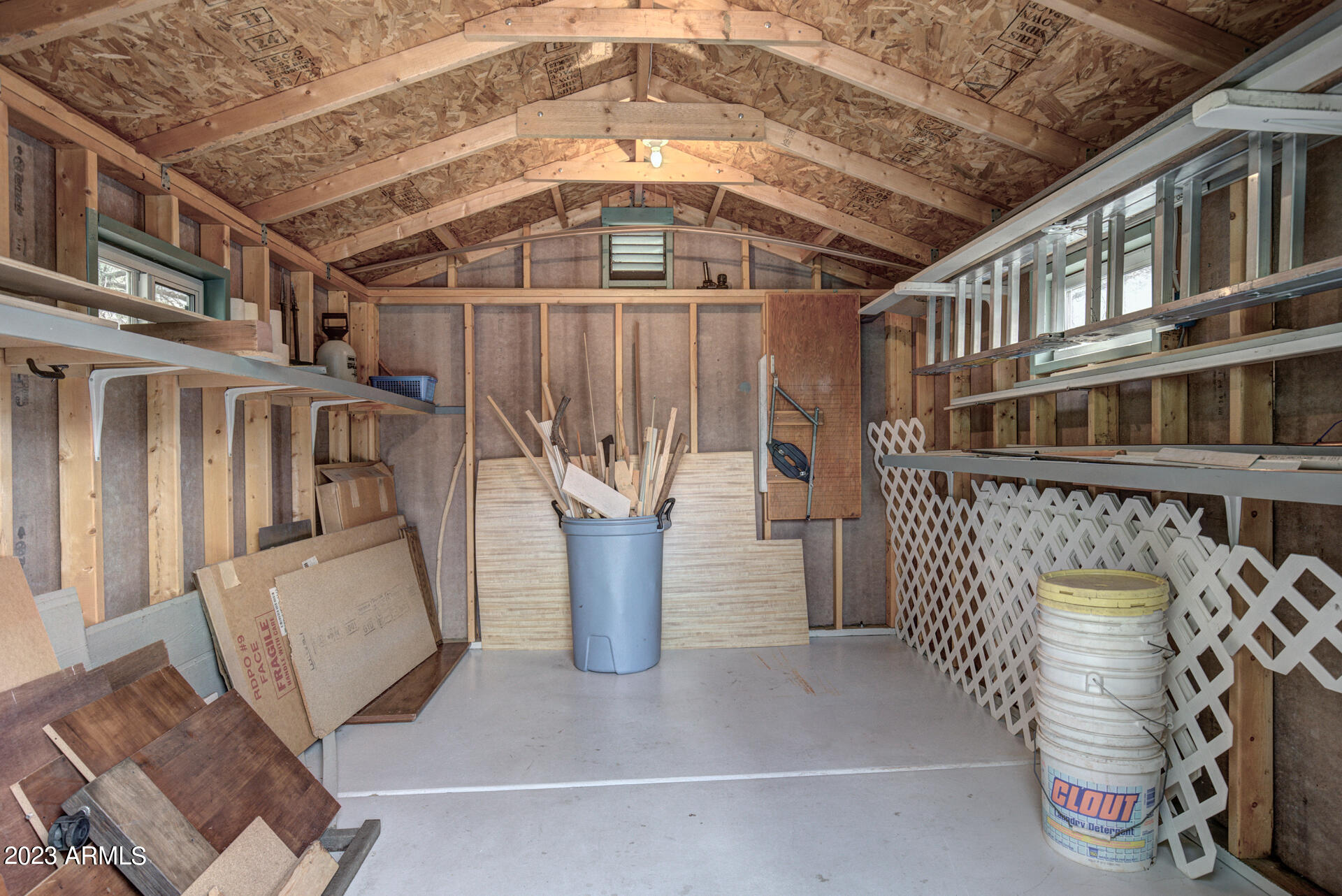 902 Landmark Trail Payson, AZ 85541 - Photo 18 of 27 STORAGE SHED INTERIOR
