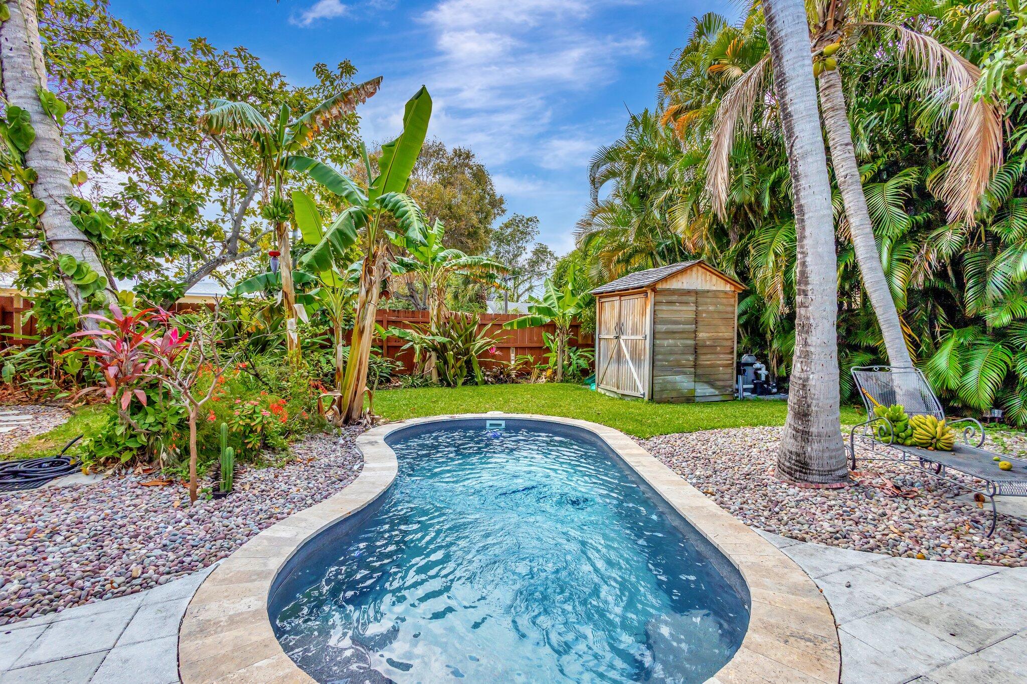227 Northeast 12th Street, Unit 2 Delray Beach, FL 33444 - Photo 18 of 24 a view of a backyard