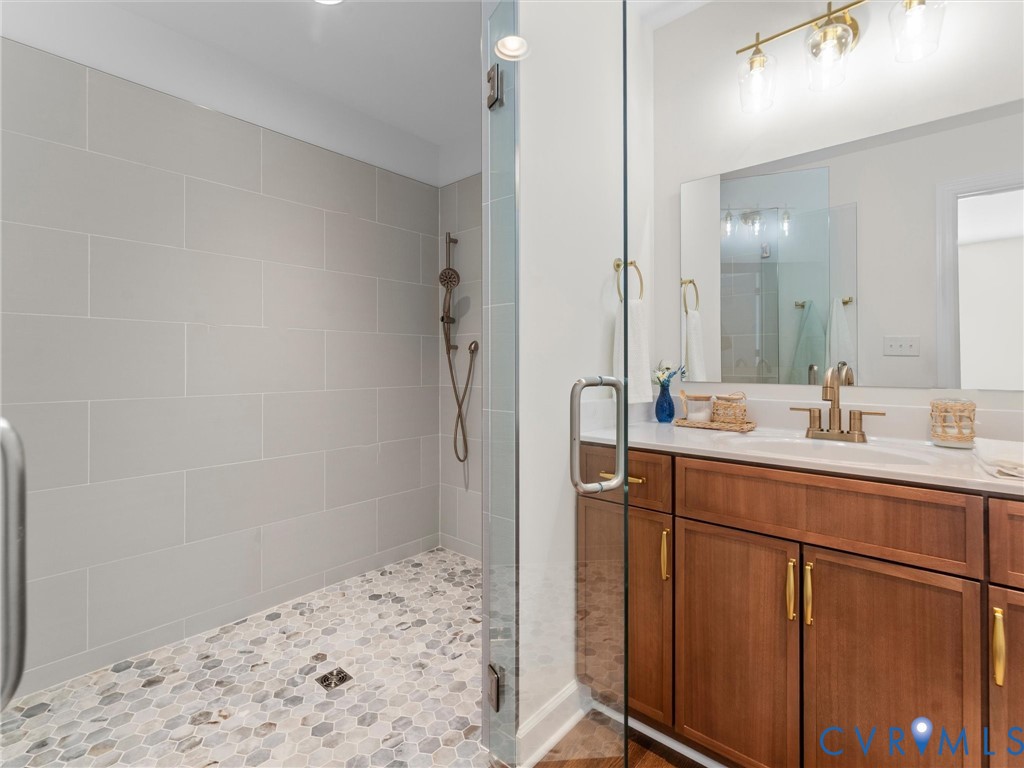 143 High School Road Buckingham, VA 23921 - Photo 26 of 50 a bathroom with a sink and a mirror