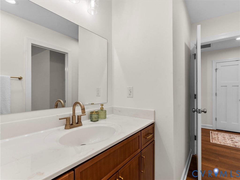 143 High School Road Buckingham, VA 23921 - Photo 34 of 50 a bathroom with a sink and a mirror