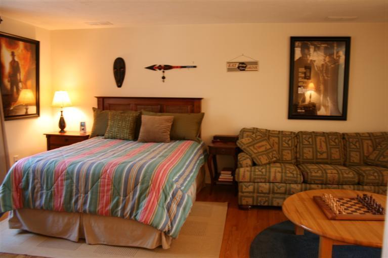 150 Blue Heron Road Wellfleet, MA 02667 - Photo 24 of 35 a bedroom with a bed and couch