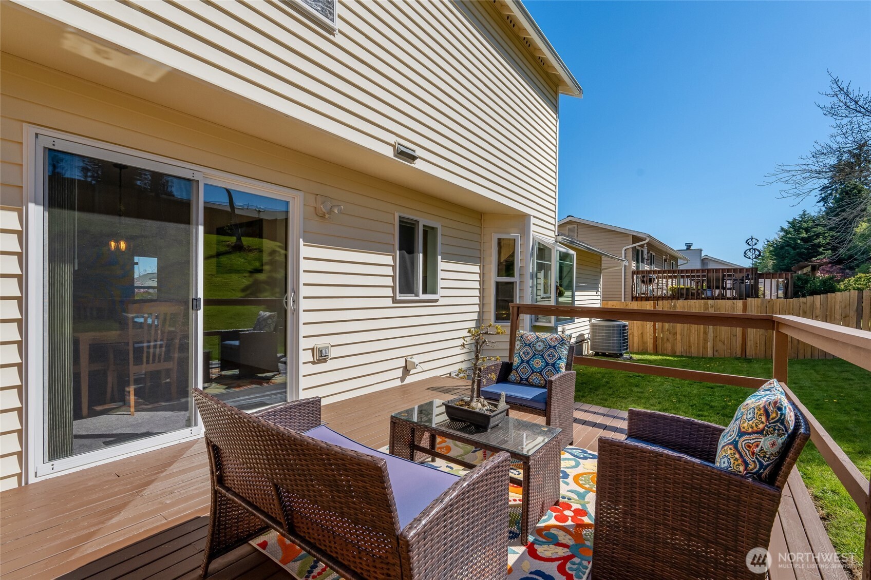 14 60th Place Southeast Everett, WA 98203 - Photo 25 of 35 a view of a patio with couches chairs and a potted plant