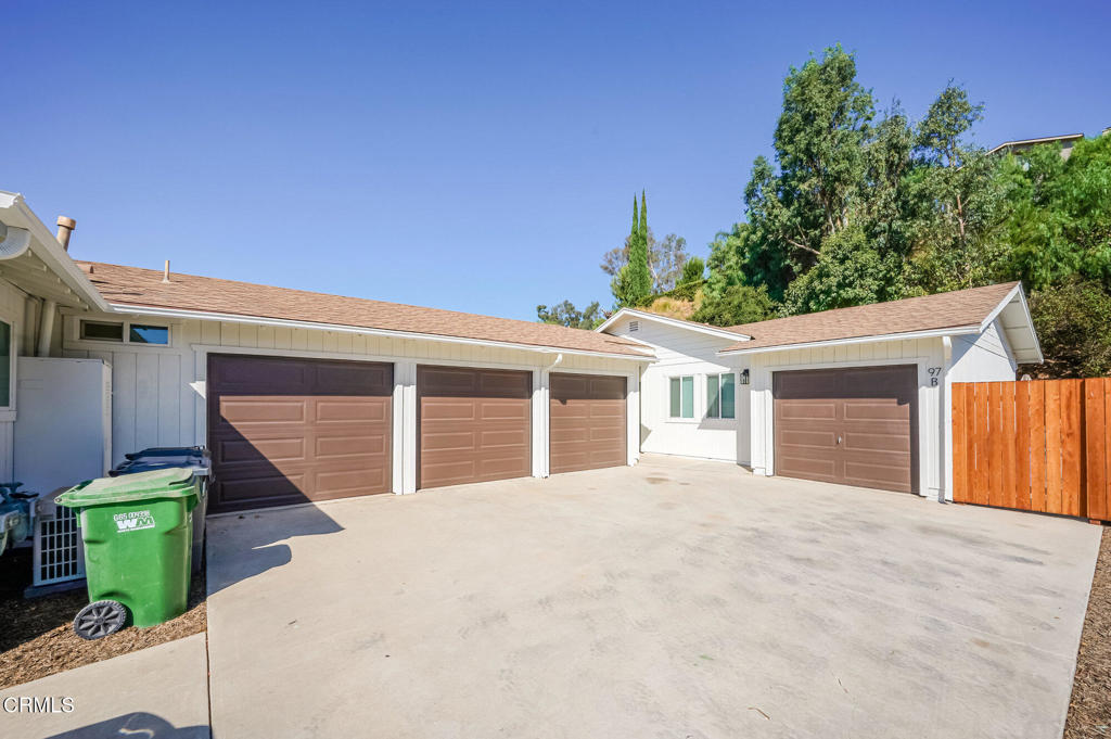 97 Everett Street, Unit B Moorpark, CA 93021 - Photo 28 of 28 a front view of a house with garage