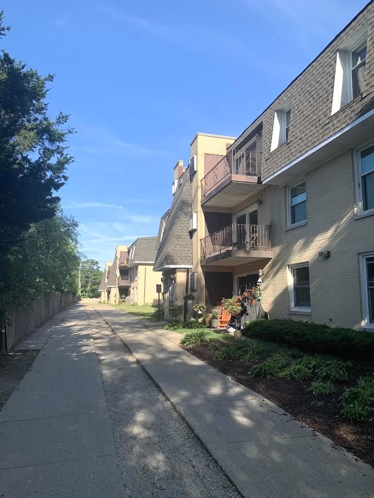 810 North River Road, Unit 3C Mount Prospect, IL 60056 - Photo 2 of 21 a view of a street in front of house