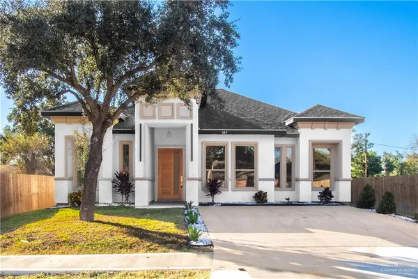front view of a house with a porch