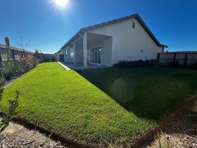 a view of a back yard