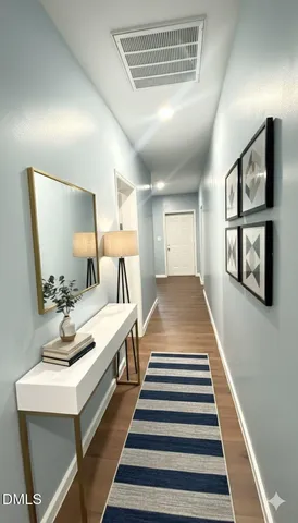 a view of a walk in closet