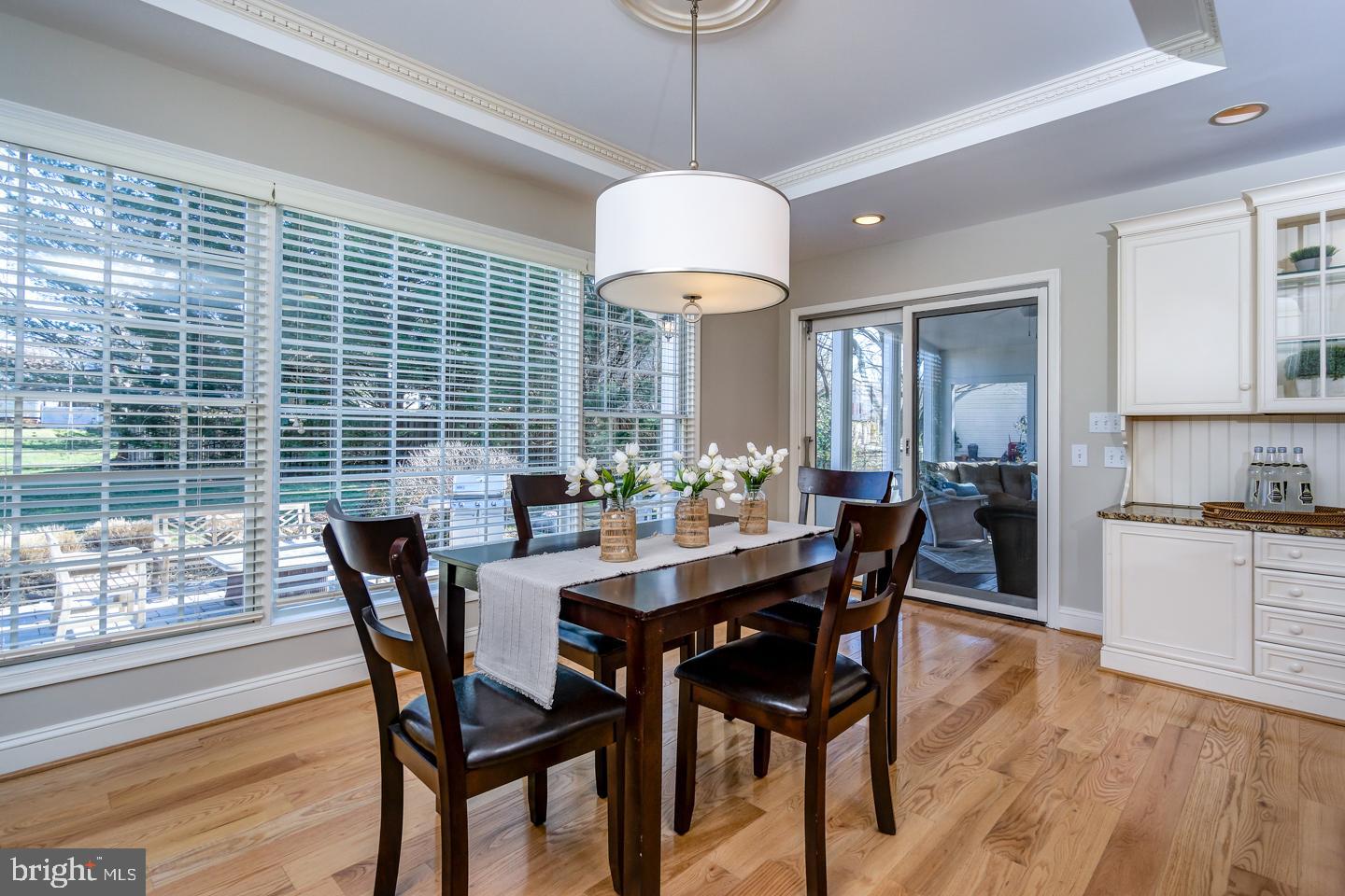 13351 Point Rider Lane Herndon, VA 20171 - Photo 12 of 39 Dining area with beautiful view of large backyard