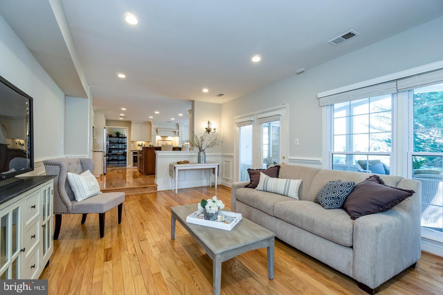 13351 Point Rider Lane Herndon, VA 20171 - Photo 16 of 39 Open flow between family room & kitchen