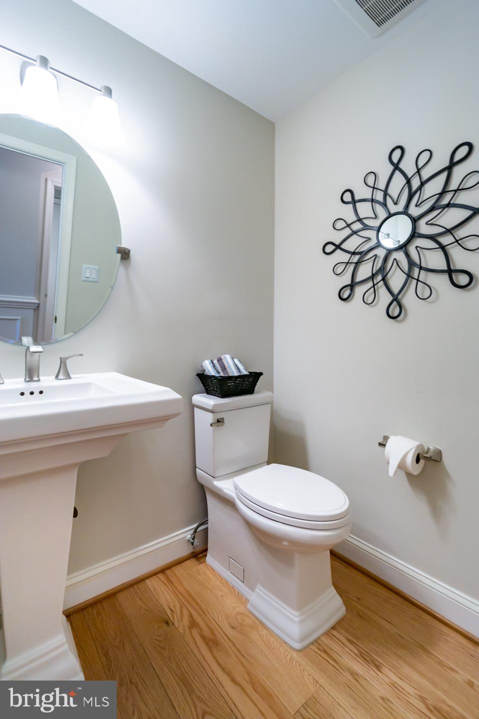 13351 Point Rider Lane Herndon, VA 20171 - Photo 18 of 39 Half bathroom with upgraded pedestal sink