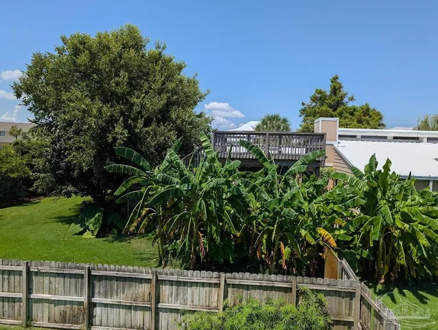 a view of a yard in front of a house