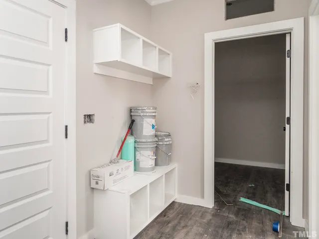 a view of kitchen and utility room