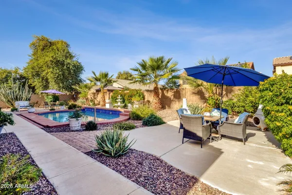 a view of a lake with houses