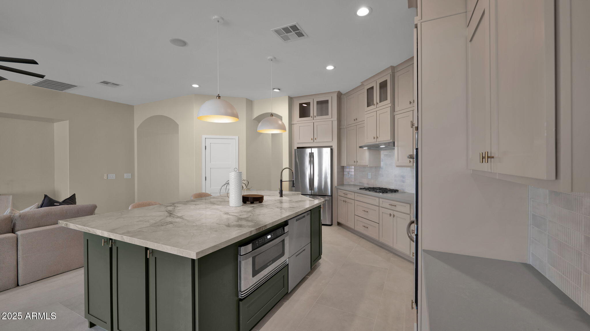 4060 East Canyon Way Chandler, AZ 85249 - Photo 19 of 55 a bathroom with a granite countertop sink mirror and double