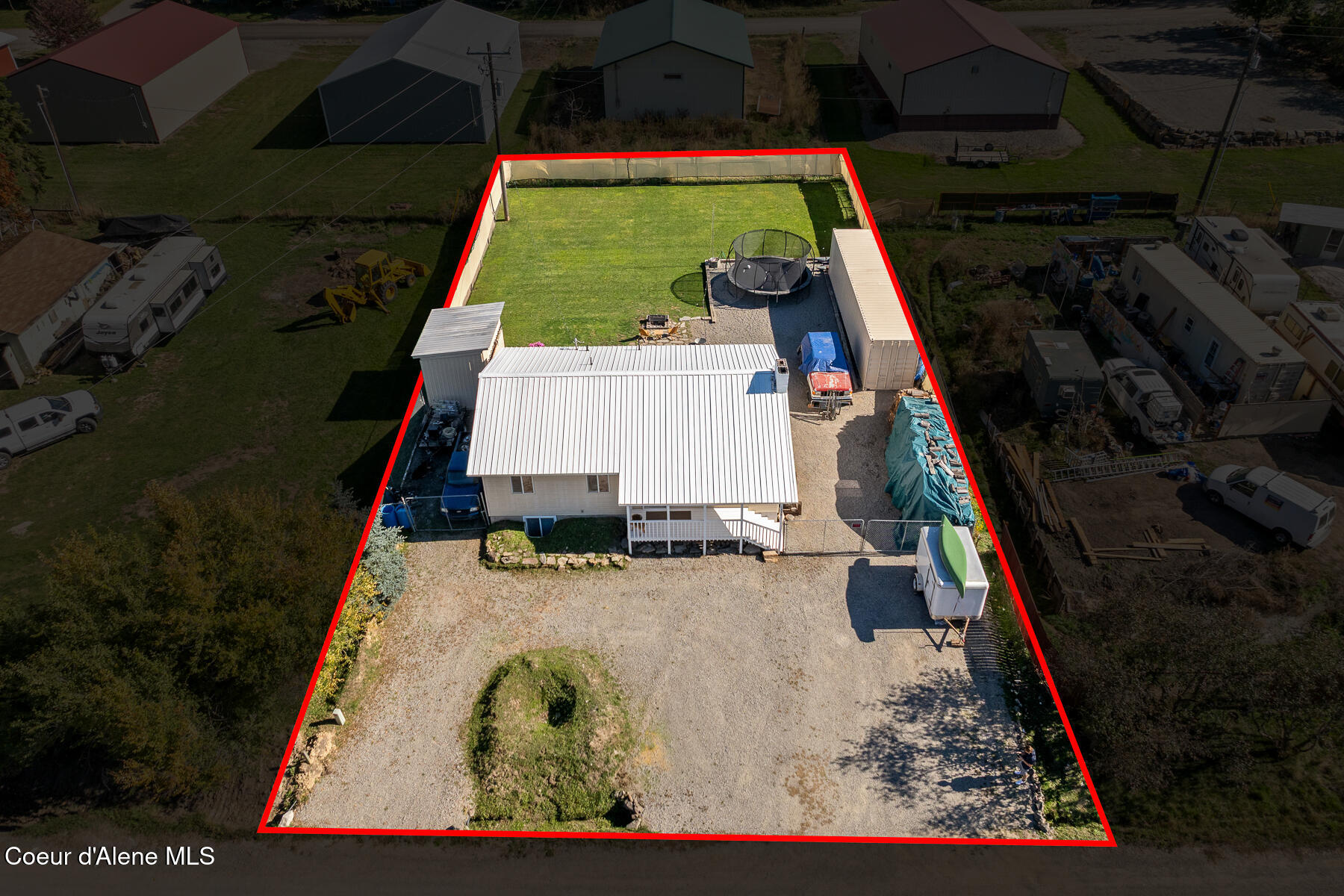 1338 South Bonanza Road Coeur D'Alene, ID 83814 - Photo 25 of 34 Aerial_1338SBonanzaRd-1_Outlined