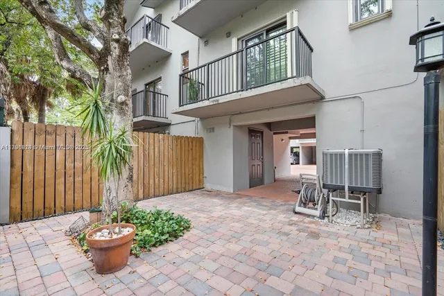 a house view with a seating space