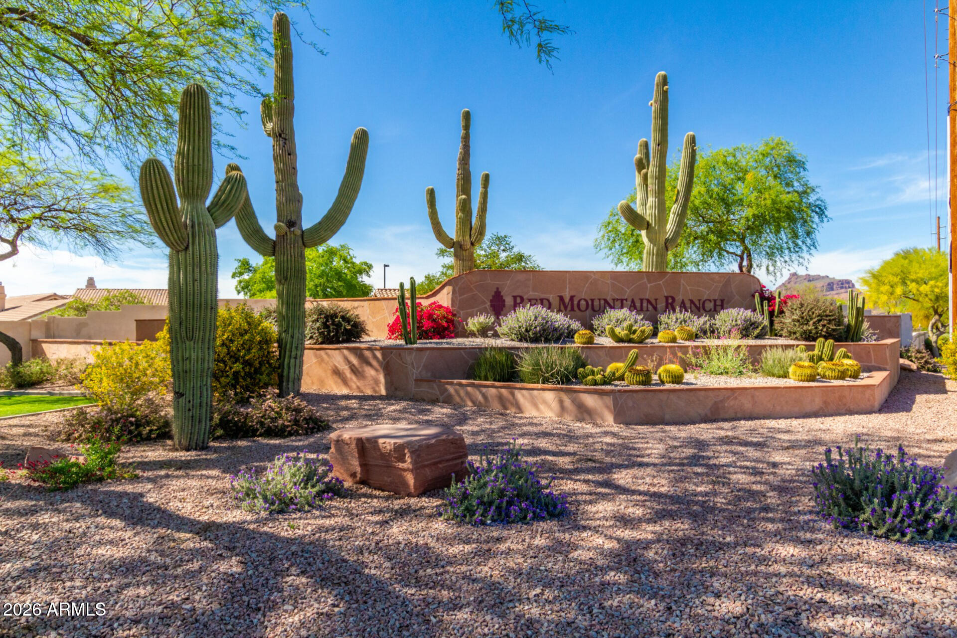 3948 North Ranier Mesa, AZ 85215 - Photo 50 of 69 a view of a water fountain in front of the house