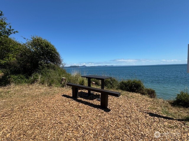 3 Decatur Beach Lane Anacortes, WA 98221 - Photo 3 of 8 a view of a lake with a mountain in the back